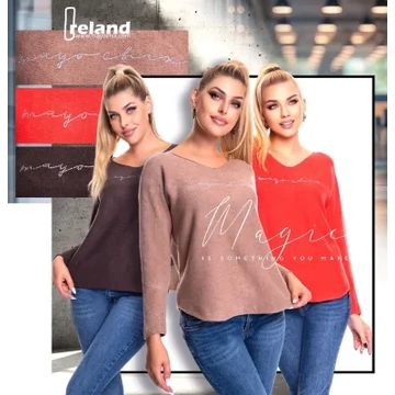 MAYO-CHIX IRELAND PULÓVER 9360*KÖTÖTT/V NYAKÚ/BASIC CSILI 276953